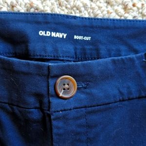 Old Navy 12 Long bootcut blue khaki pants